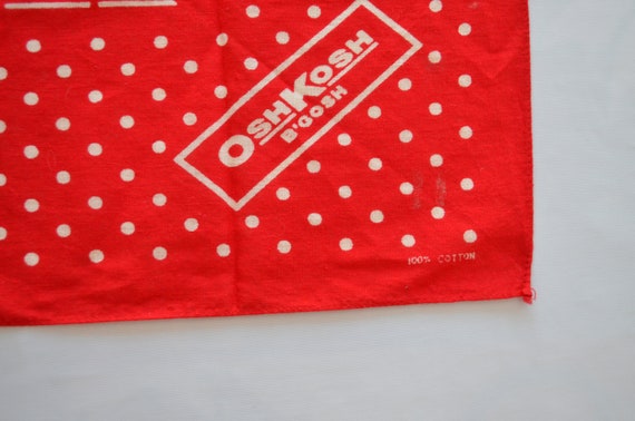 on sale Vintage OSHKOSH B'GOSH red polka dot band… - image 2