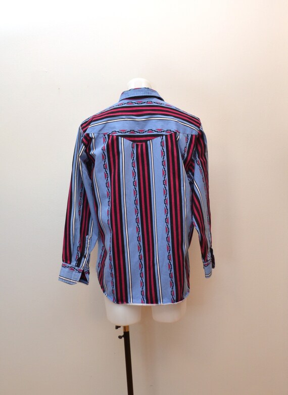 on SALE Vintage Men's Karman Western Shirt Southw… - image 4