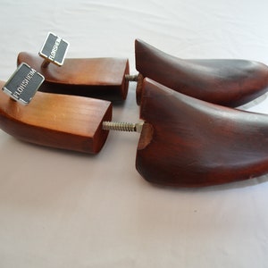 on sale Vintage Wood Shoe Stretcher by Florsheim Solid Wood Shoe Trees image 1