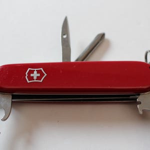 Vintage Victorinox Swiss Army Knife &quot;Officer Suisse&quot; Model Made in Ibach Switzerland