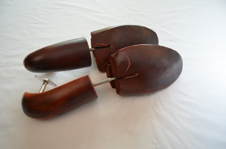 on sale Vintage Wood Shoe Stretcher by Florsheim Solid Wood Shoe Trees image 4