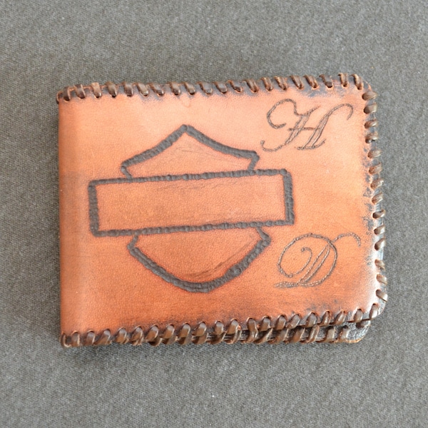 Harley Davidson Wallets Etsy
