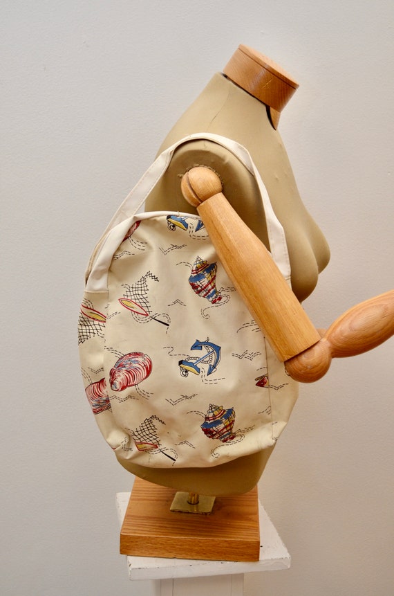 vintage nautical theme bag Gem