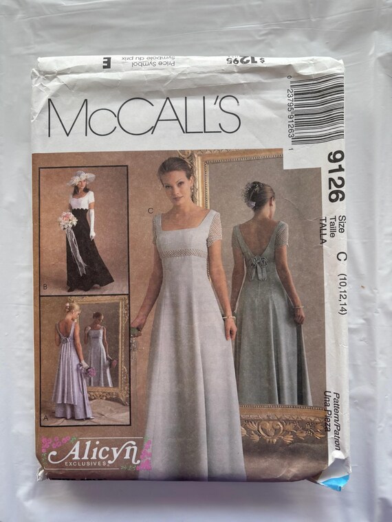 On Sale Vintage 1997 Mccall's 9126 Sewing Pattern: Bridesmaid & Bridal Gowns,  Size 10-14 - Etsy