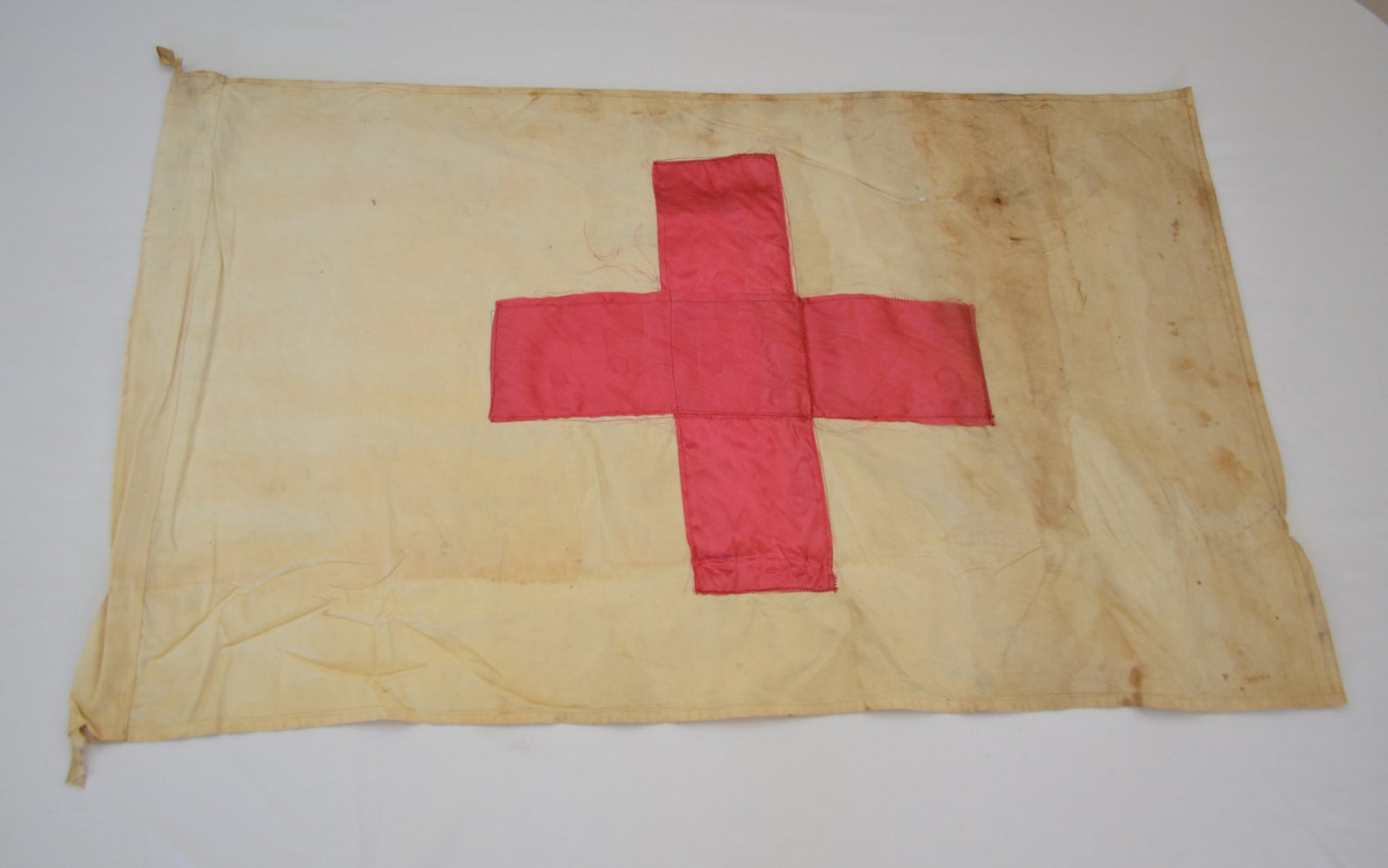Vintage RED CROSS FLAG ww2 world war two era medical flag Etsy