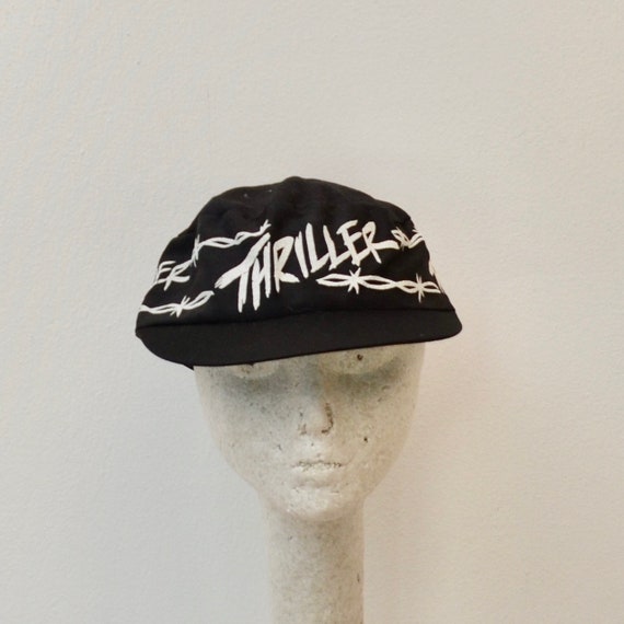 on SALE Vintage THRILLER snapback cap hat Michael… - image 1