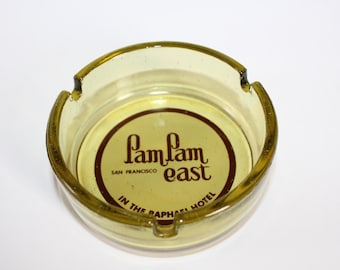 Vintage Pam Pam East Hotel Ashtray Souvenir of San Francisco Rafael Hotel