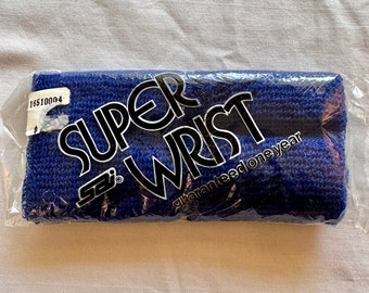 on sale Vintage SUPER WRIST wristbands sweatbands 1970's made in usa nip new in package dead stock