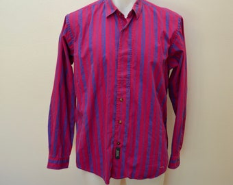 last chance Vintage MARSHALL FIELD'S NewTraditions mens button up long sleeve dress shirt size Large