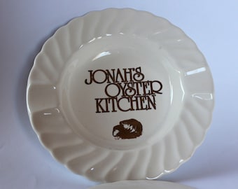 Vintage Jonah's Oyster Kitchen Restaurant Ashtray Souvenir Washington DC