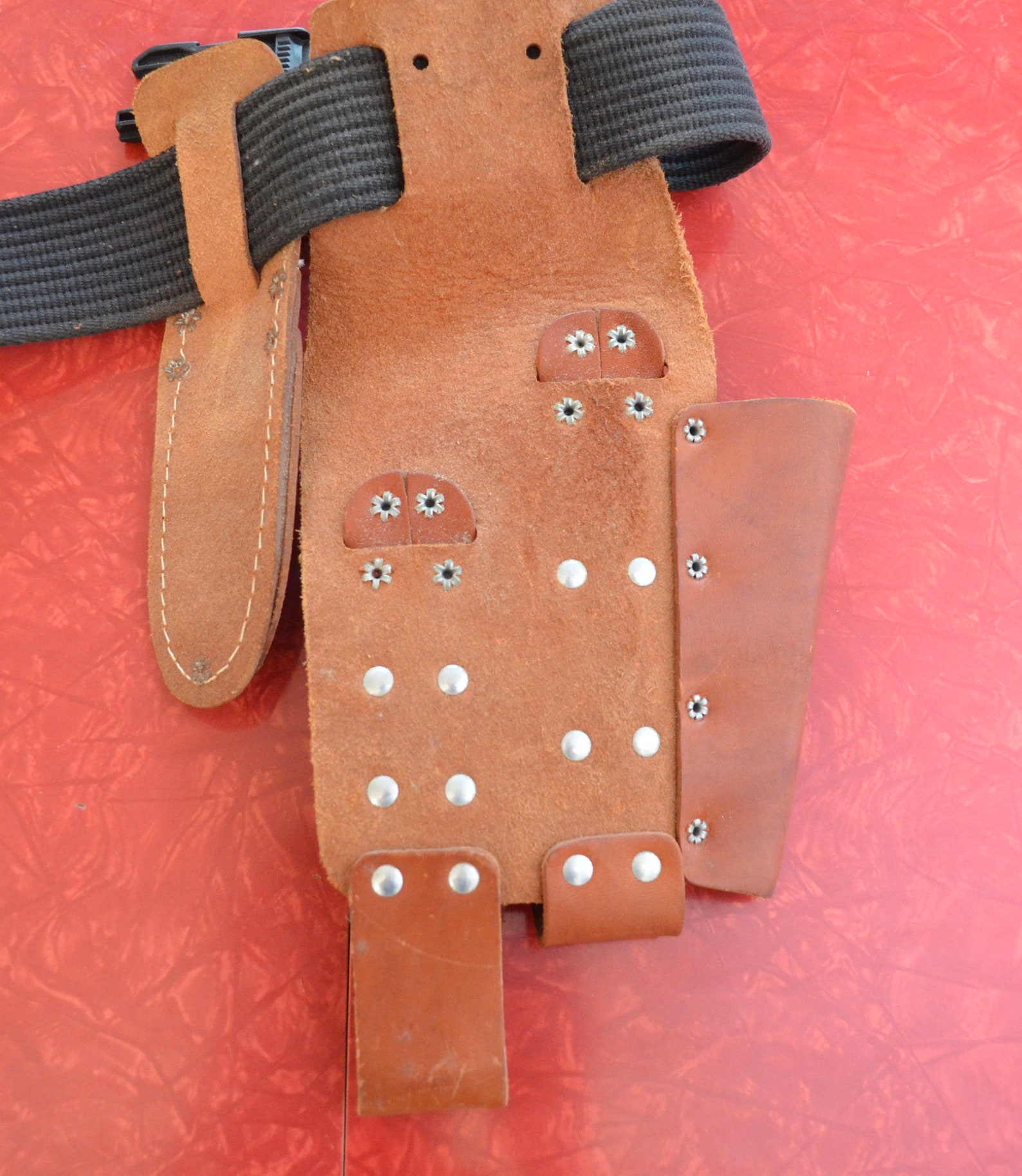 Vintage LEATHER TOOL BELT Etsy