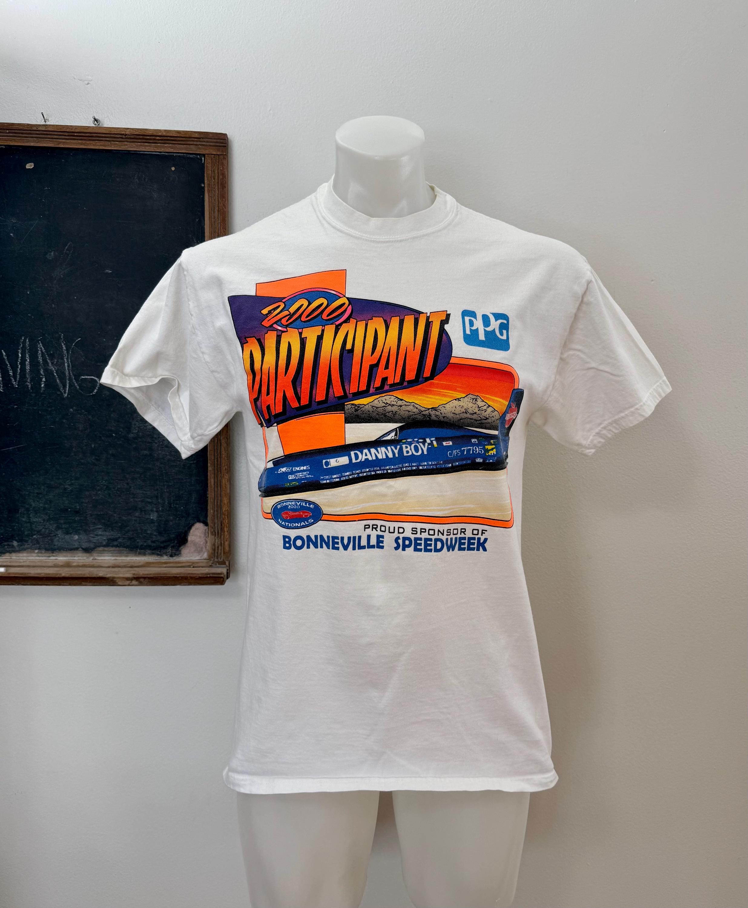 Last Chance Vintage BONNEVILLE SPEEDWEEK T-shirt Sz Med or Large
