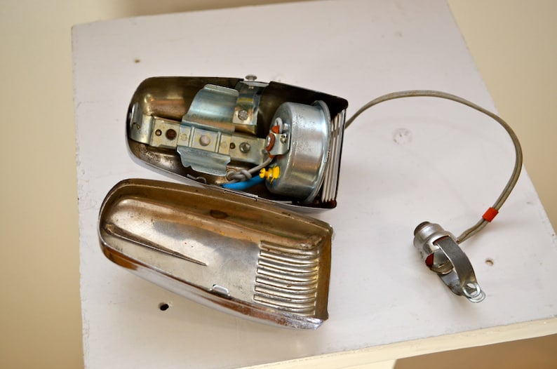 Vintage BIKE HORN chrome electronic 1950's or 60's Etsy