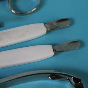 Vintage Manicure Set Solingen Germany Nail Clippers, Tweezers, Cuticle Pushers