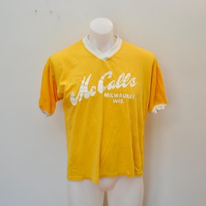 last chance Vintage McCALLS MILWAUKEE Bar t-shirt jersey xl Wisconsin bar tee made in USA