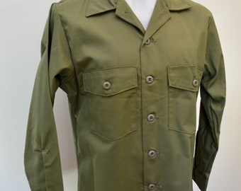 Last Chance Vintage U.S. ARMY OG-507 Utility Shirt Long