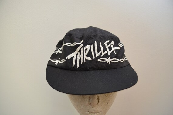 on SALE Vintage THRILLER snapback cap hat Michael… - image 2