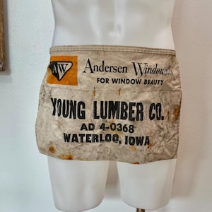 Vintage Lumber Co Nail Apron - Etsy