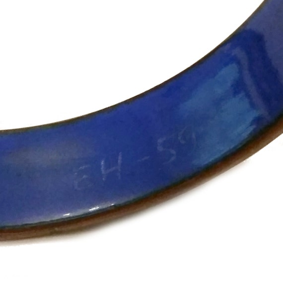 Eva Hidström Bracelet, Eames Era Enamel Bangle Br… - image 3