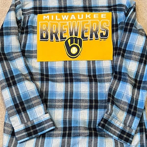 Milwaukee Brewers Custom Flannel - Size Large