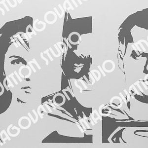 Justice-fangemaakt acrylschilderij - ALLEEN DIGITALE PRINT