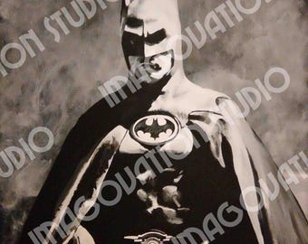 1989 Batman Movie Poster Print > Michael Keaton > DC Comics