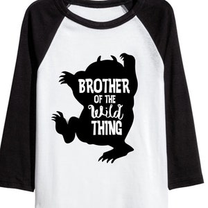 Where The Wild Things Are Brother of the Wild Thing SVG INSTANT DOWNLOAD Wild Things Kids T-shirt Svg Max Svg Monster Svg image 1