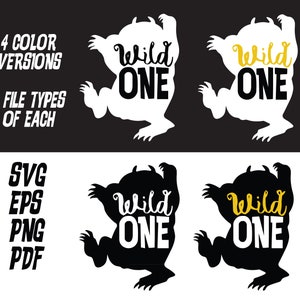 Where The Wild Things Are SVG INSTANT DOWNLOAD - Wild Things - Kids T-shirt Svg - Max Svg - Monster Svg Silhouette Cameo Circuit Explore