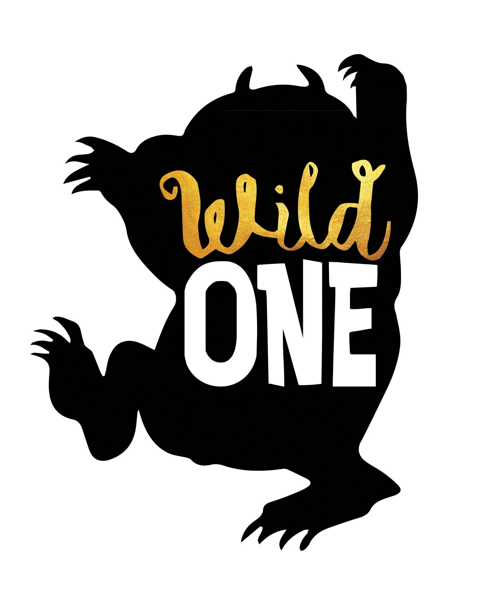 PRINTABLE Wild One Where the Wild Things Are, Baby Shower, Wild Thing