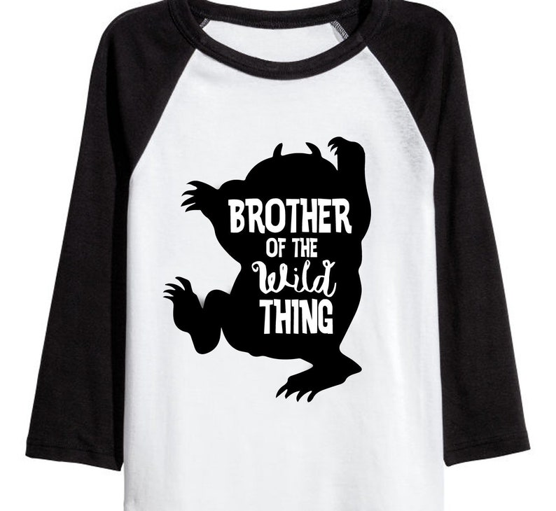 Where The Wild Things Are Brother of the Wild Thing SVG INSTANT DOWNLOAD Wild Things Kids T-shirt Svg Max Svg Monster Svg image 1