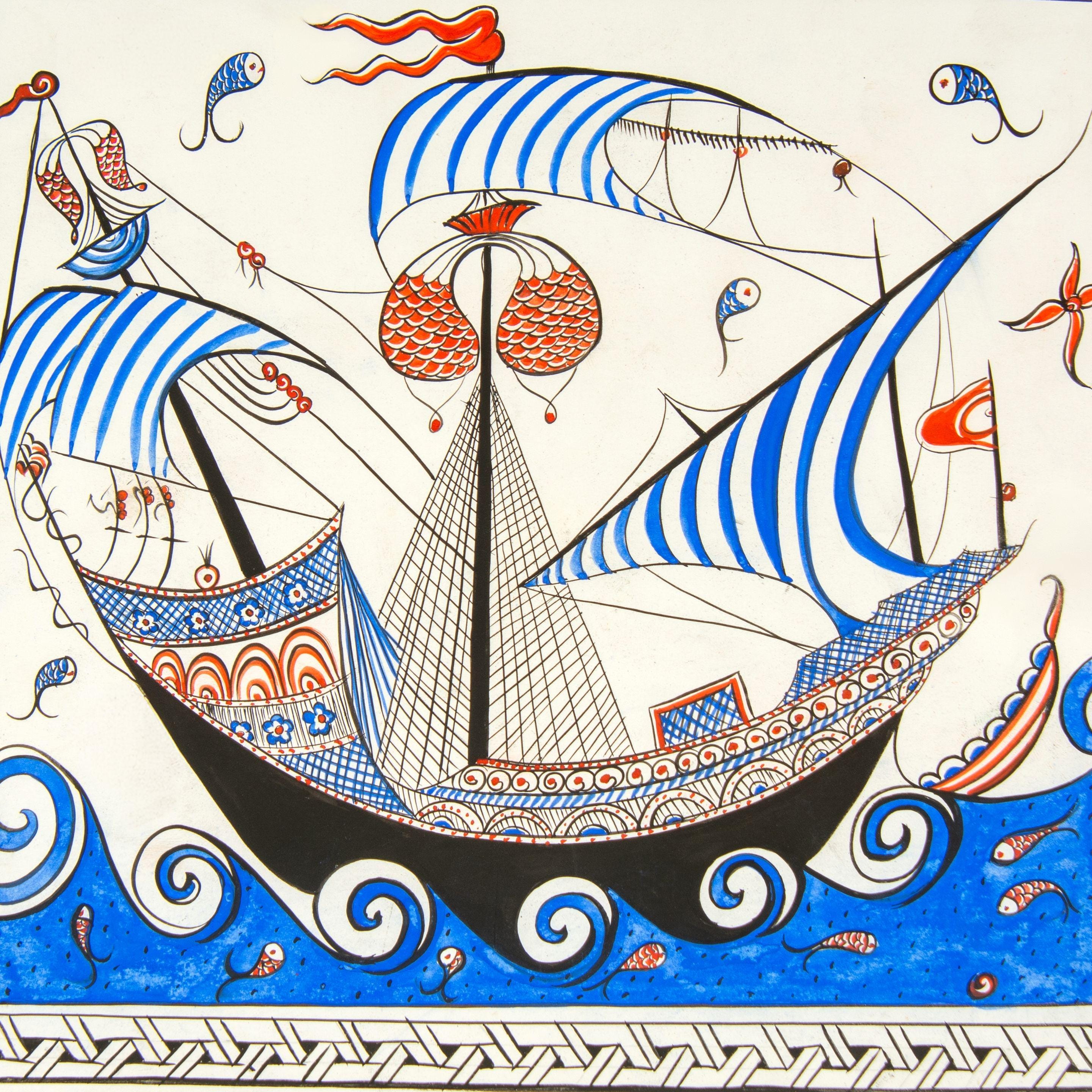 Ottoman Galleon - Etsy