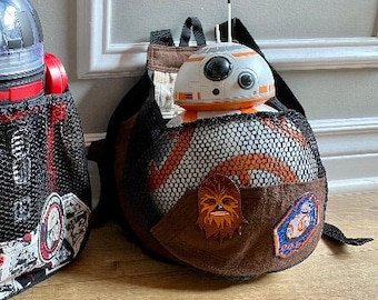 Round Style Droid Bag *Digital  Download PDF* Sewing Pattern  - Backpack