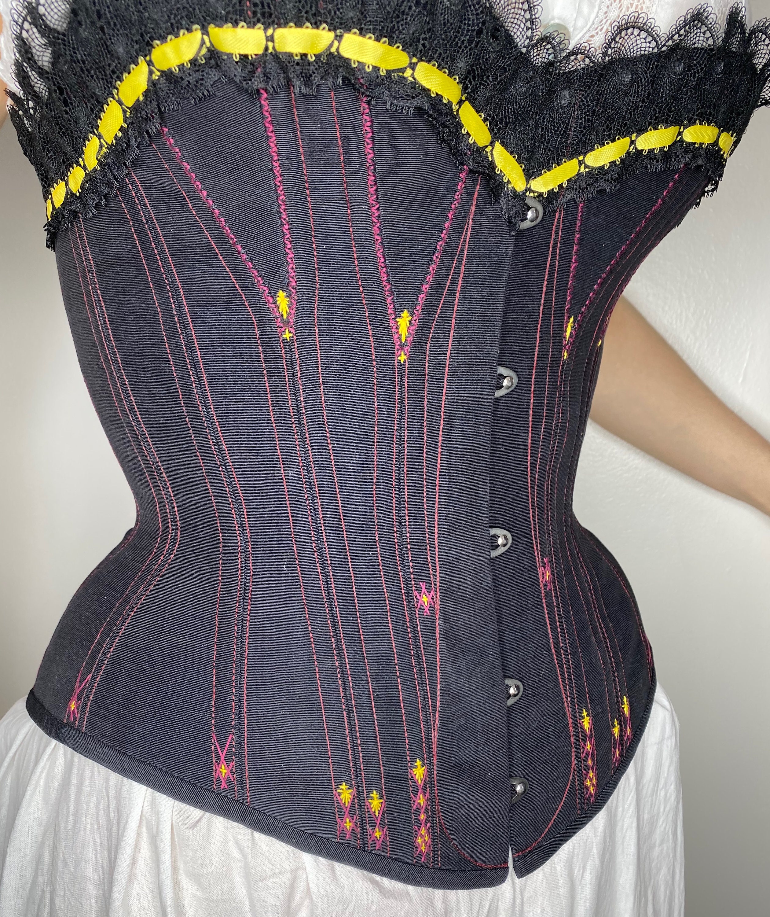 SIZE US Rtw 12-14 Pretty Housemaid Late Victorian Corset Pattern. Printable  Pdf 