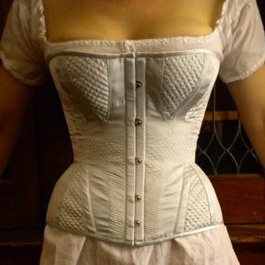 32&quot; 1840&#39;s Corset *Digital Download* Sewing Pattern - Overbust Romantic era, early victorian corsetry, Plus size