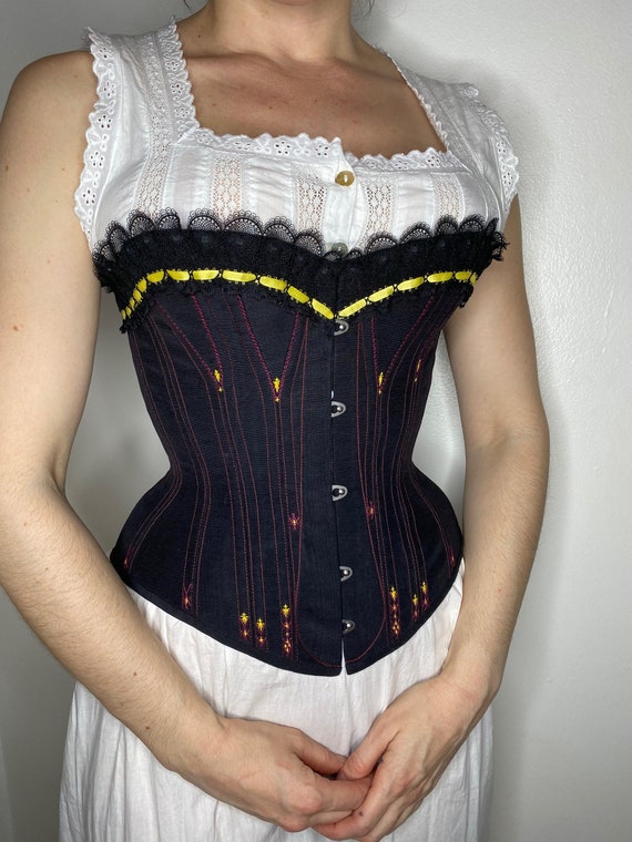 Late Victorian Corset digital Download Sewing Pattern Overbust