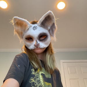 Calico cat therian mask!