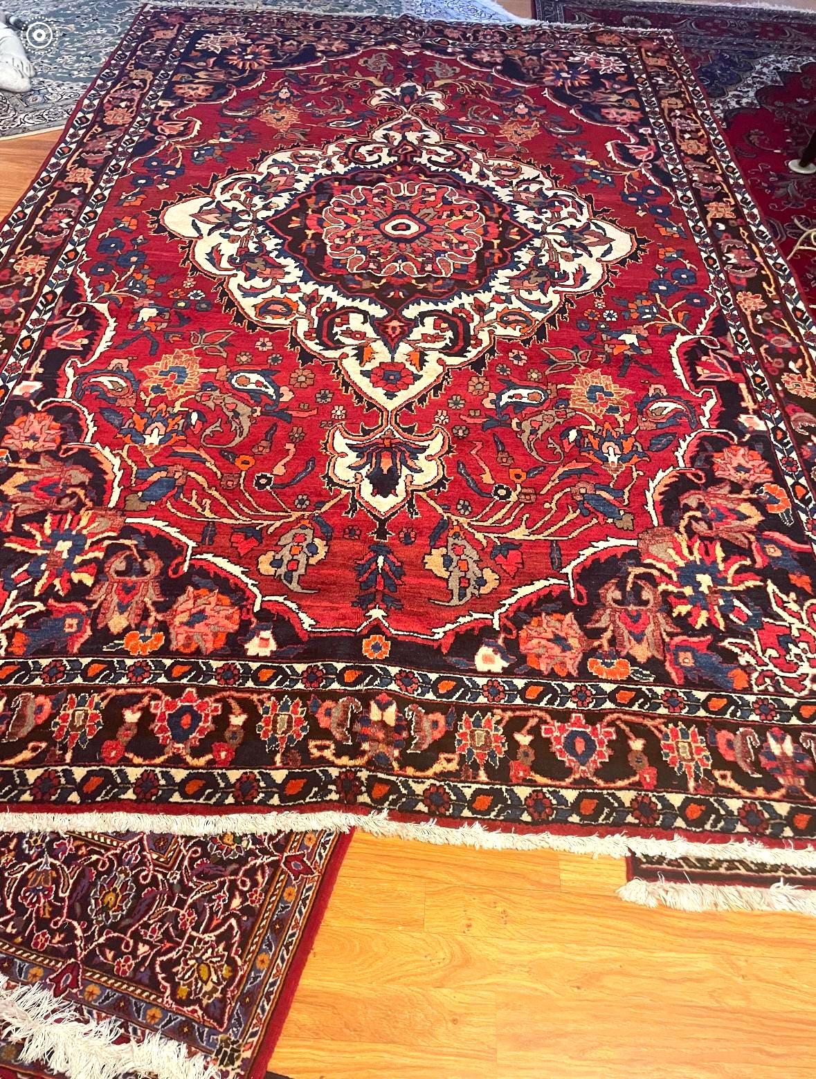102cm｜バクティアリ族｜ボテ × rug｜151 Vintage ペイズリー Etsy - ErsariVintageRugs ラグ・カーペット