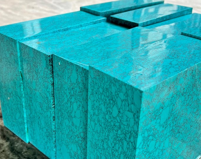 Synthetic Turquoise Stone Rough Bricks, cobochon making, jewellery, beads making