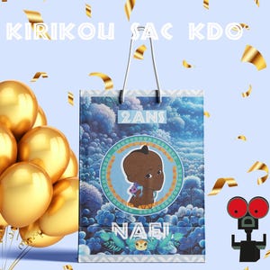 Sac en papier recyclé Kirikou