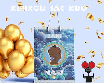 Kirikou recycled paper bag