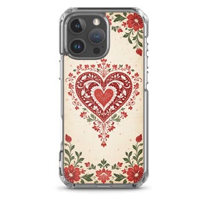 Custodia trasparente per iPhone® - San Valentino