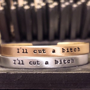 I'll Cut a Bitch Bracelet . Best Friend Gift . Beautician Gift . Hair Stylist Gift . Work Wife Gift . Best Friend Gifts . Feminist Jewelry