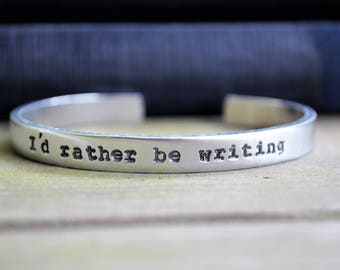 Gifts for Writers . Writer Gift . Author Gift . Gifts for Authors . Blogger Gift . Journalism Major Gift . Writer Jewelry . Writer Bracelet