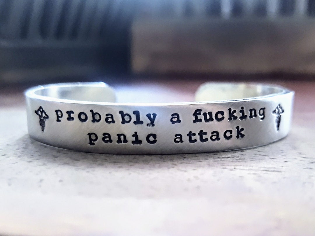 Panic Attack Medical Alert Bracelet . Funny Bracelet Funny Jewelry