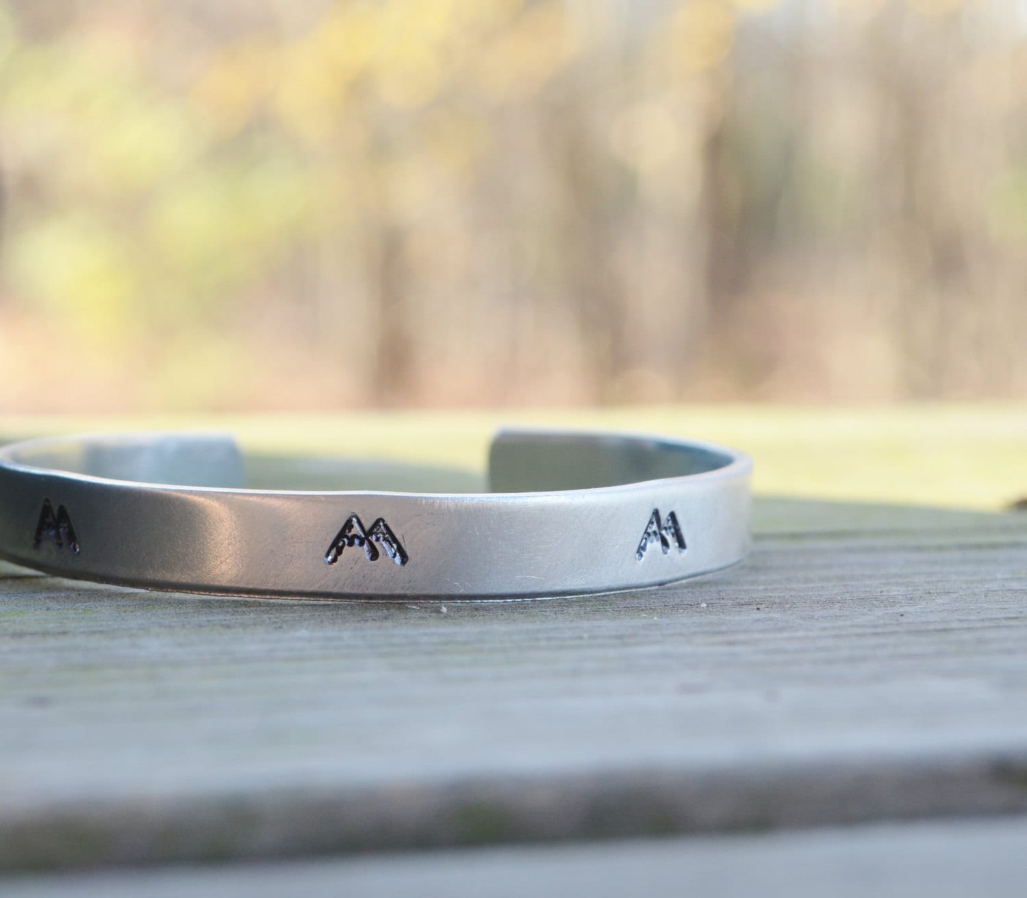 Mountain Bracelet . Earthy Jewelry . Nature Jewelry . Gifts for Hikers ...