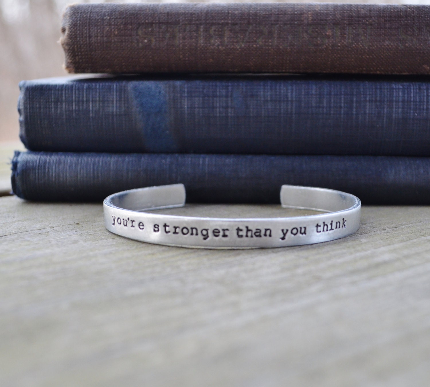 You're Stronger Than You Think Cuff Bracelet | Etsy