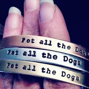 Pet all the Dogs bracelet - Dog Lovers - Pet Owners - Gifts for Dog Lovers