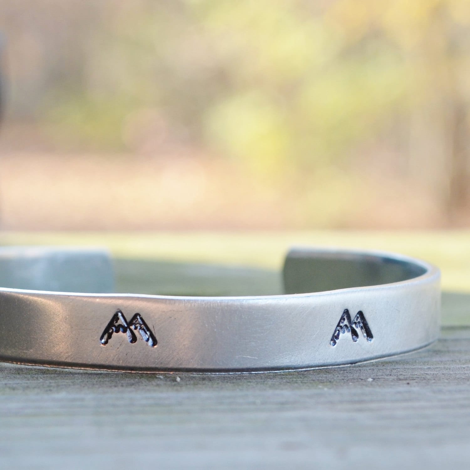 Mountain Bracelet . Earthy Jewelry . Nature Jewelry . Gifts for Hikers ...
