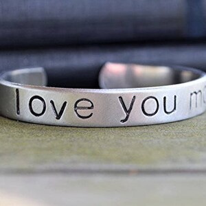 Mother's Day Bracelet - Love You More Bracelet  - Mother's Day Gift - Grandmother - For Her - Personalized - Heart - Love - Mother