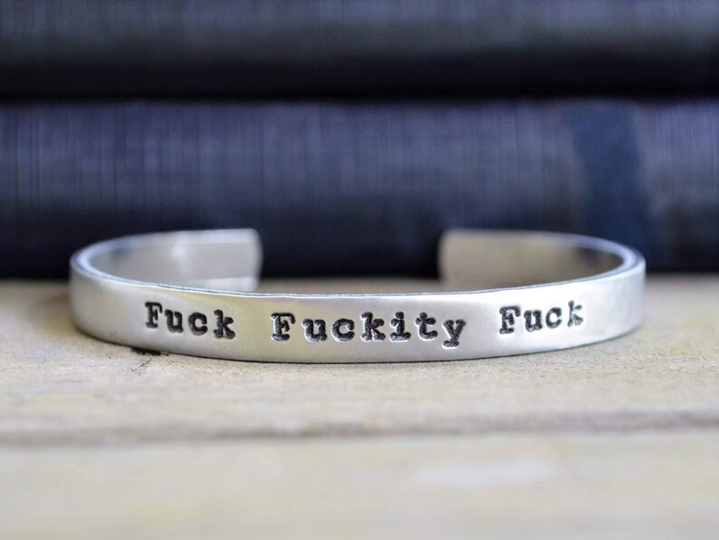 Fuck Fuckity Fuck Funny Jewelry Gifts for People Who Curse Gifts Under 25 Best Friend Gift Funny Gift Gifts for Angry People image 2